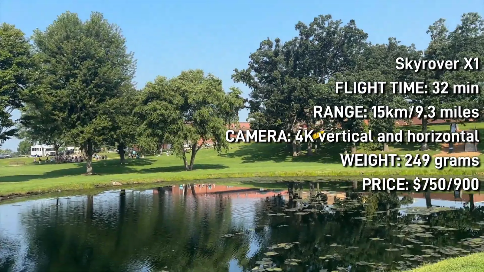 Especificaciones técnicas del Sky Rover X1